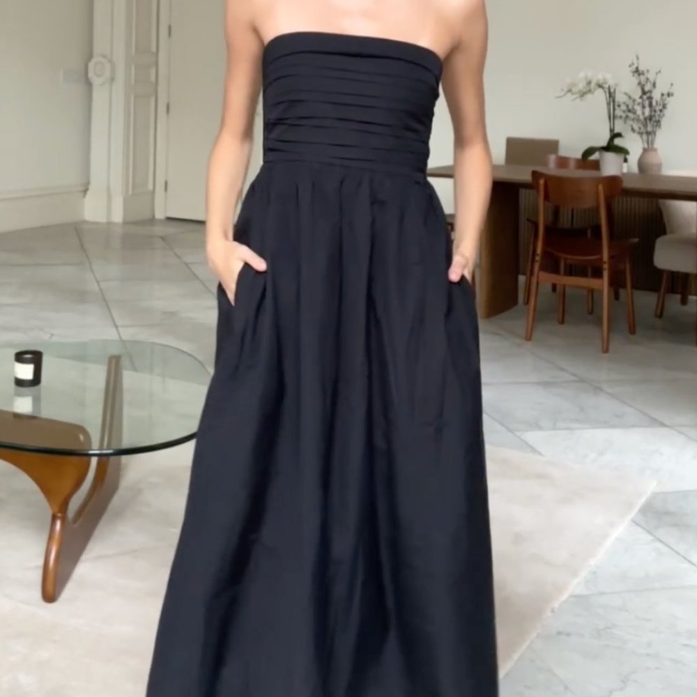 Abercrombie Emerson Ruched Strapless dress